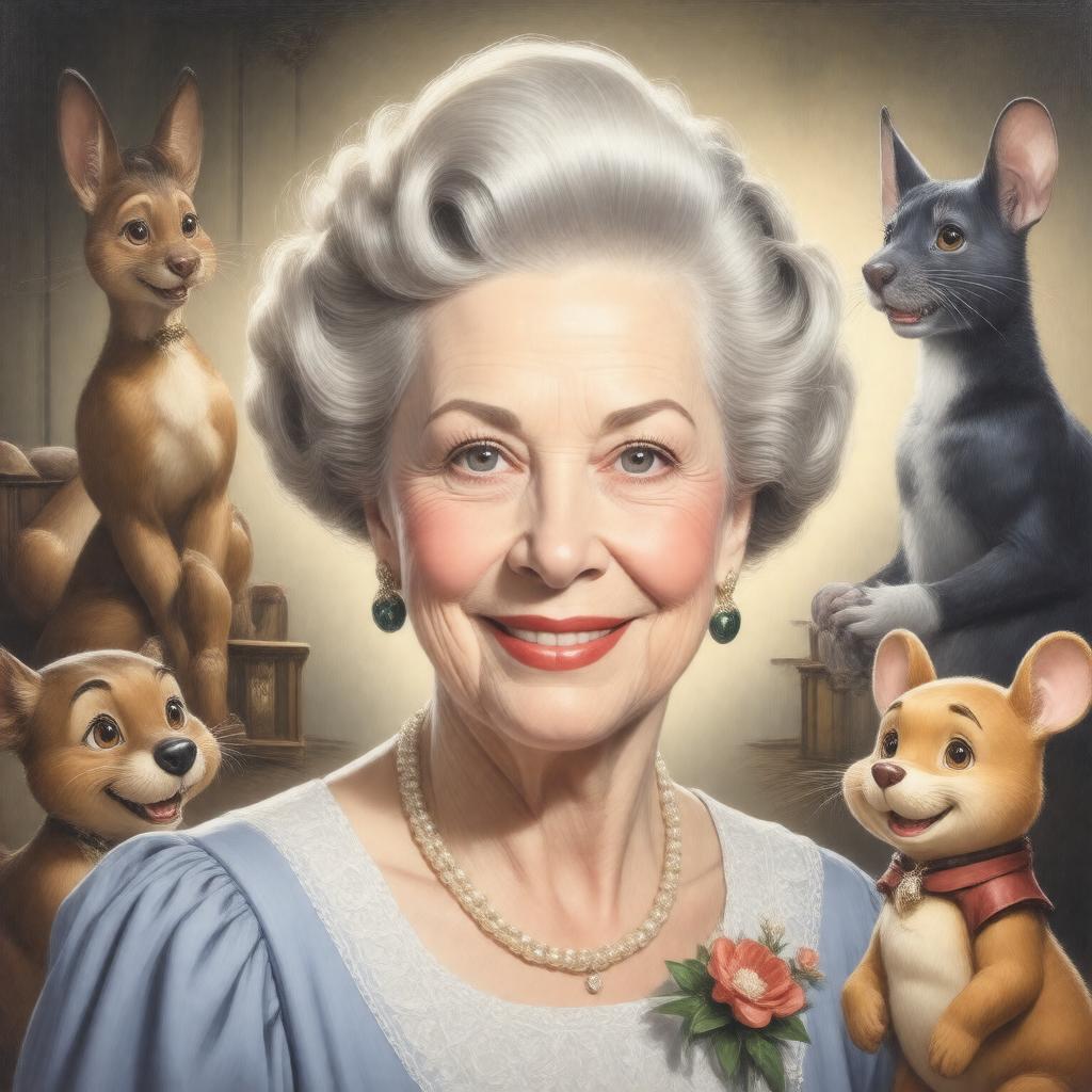 AI-created image of Barbara Luddy