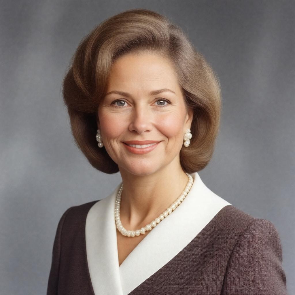 AI-created image of Barbara Pierce Bush