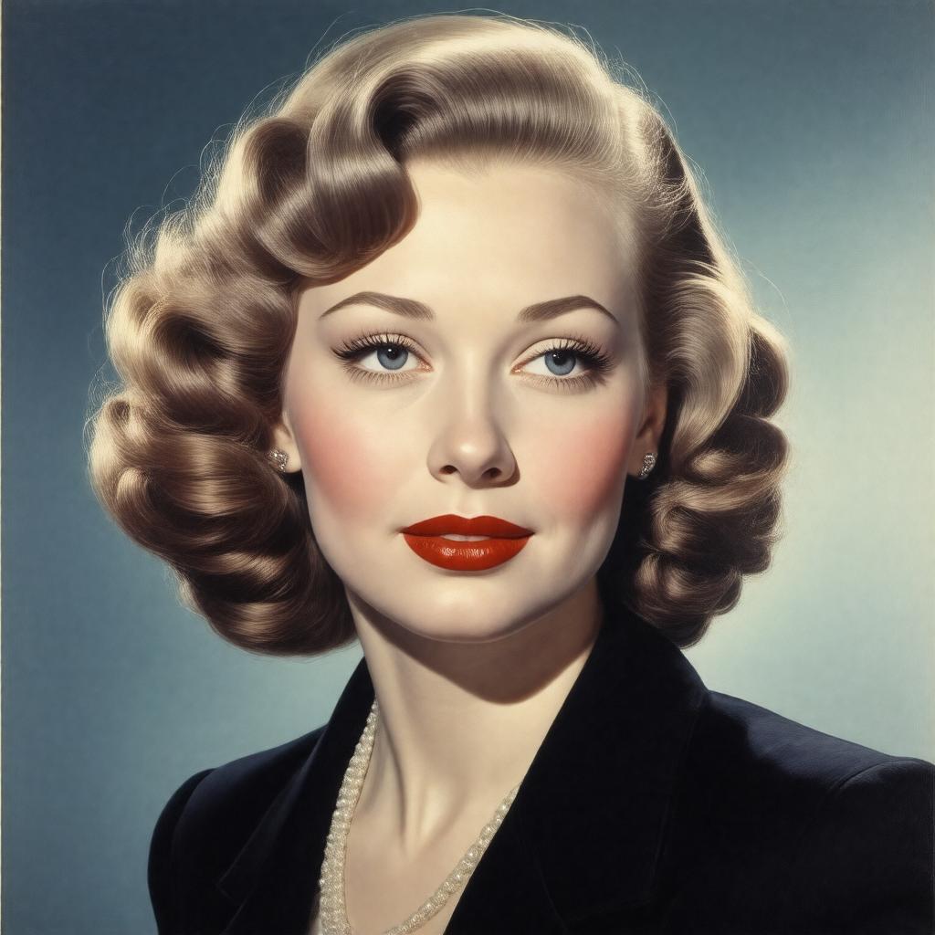 AI-created image of Barbara Stanwyck