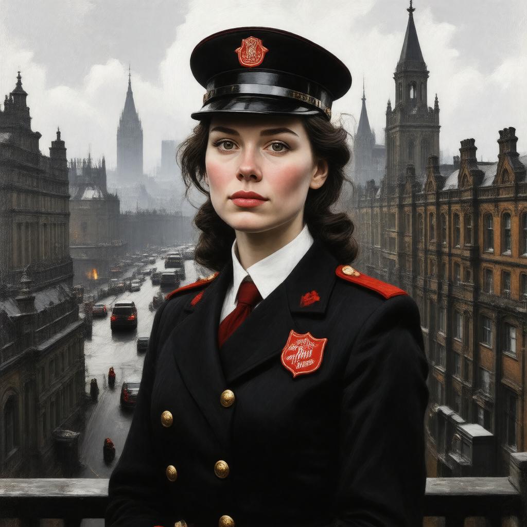 AI-created image of Barbara Undershaft