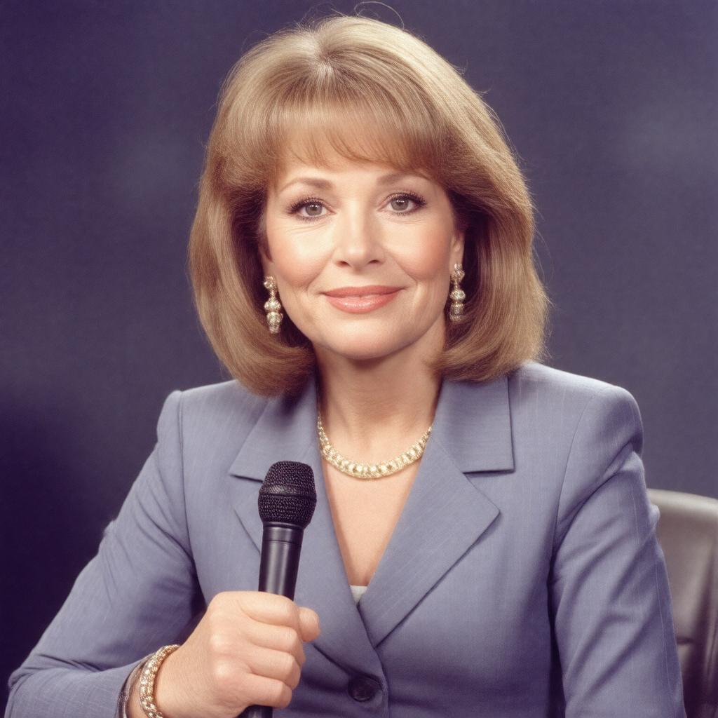 AI-created image of Barbara Walters