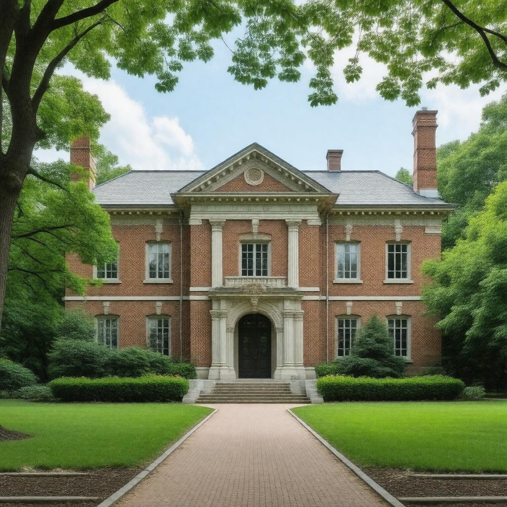 AI-created image of Barbour Hall