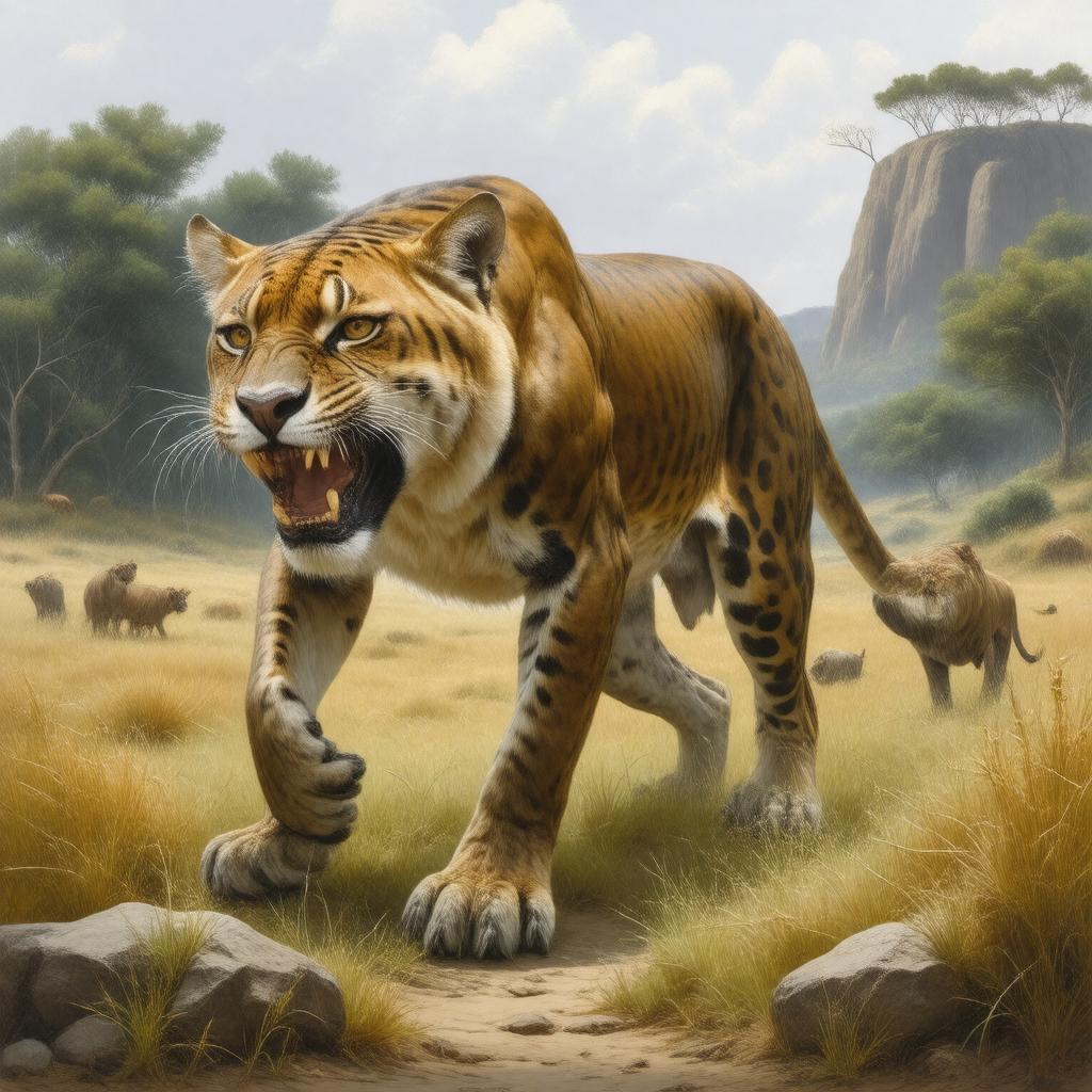 Click to view larger image AI-created image of Barbourofelidae