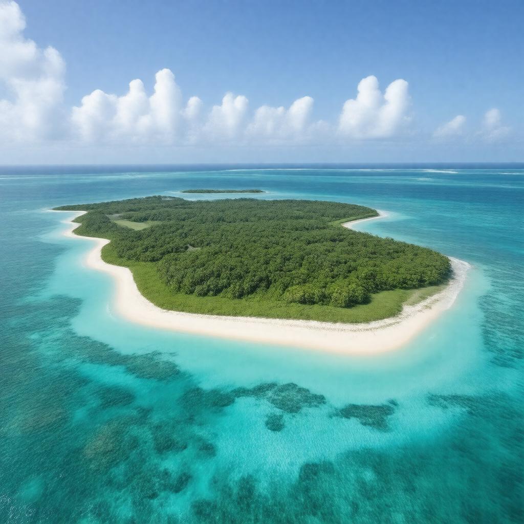 AI-created image of Barbuda