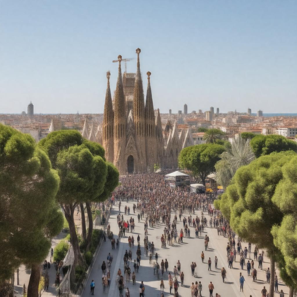 AI-created image of Barcelona, Spain