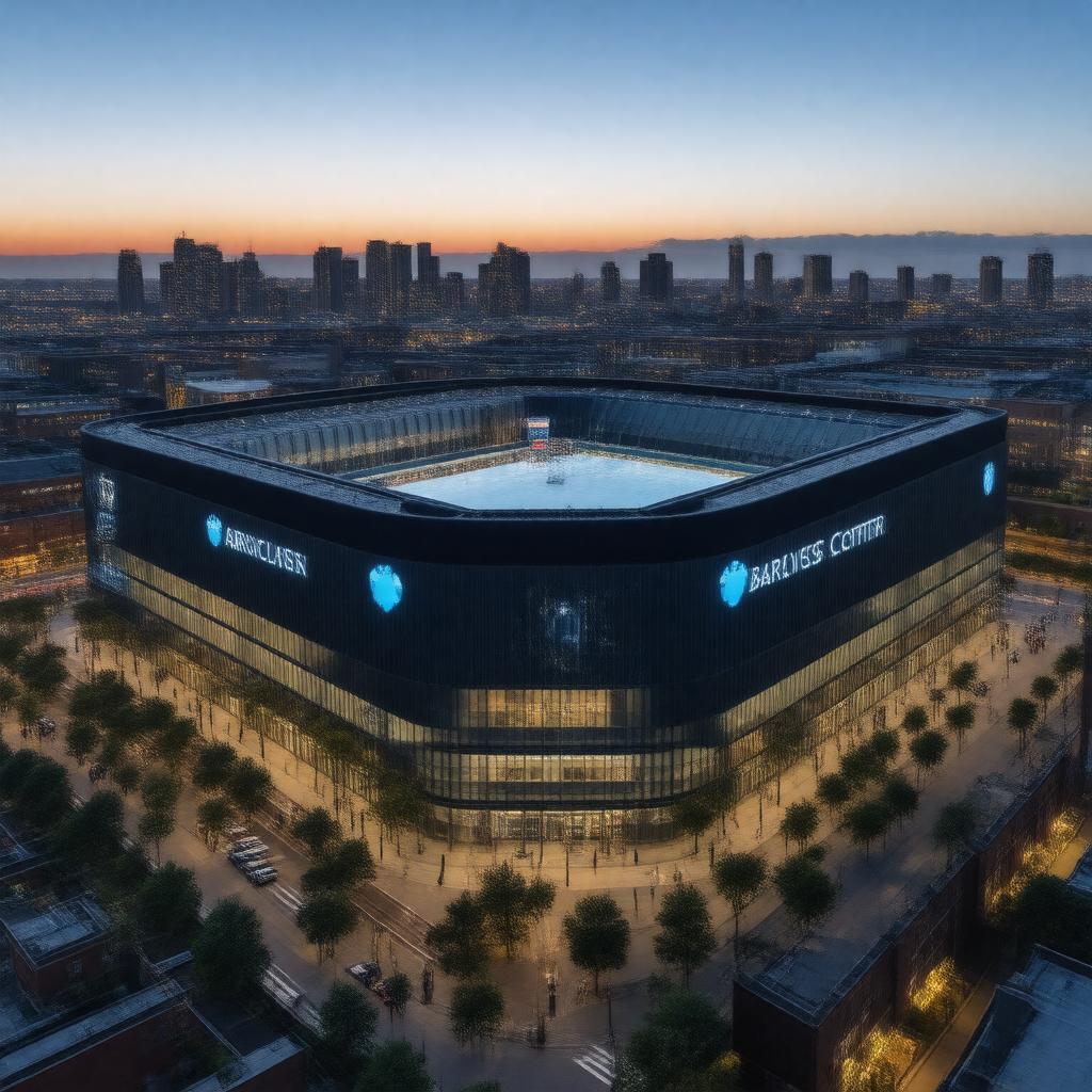 AI-created image of Barclays Center
