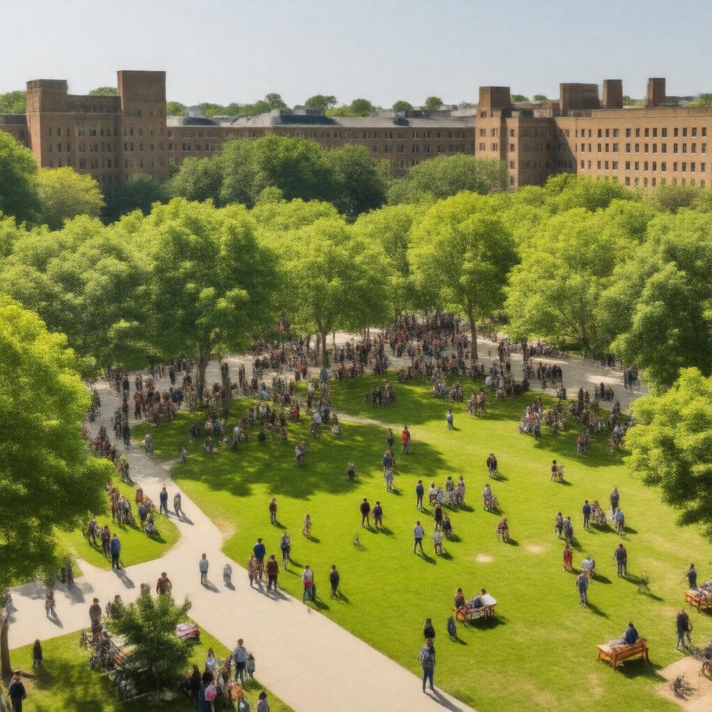 AI-created image of Bardeen Quad