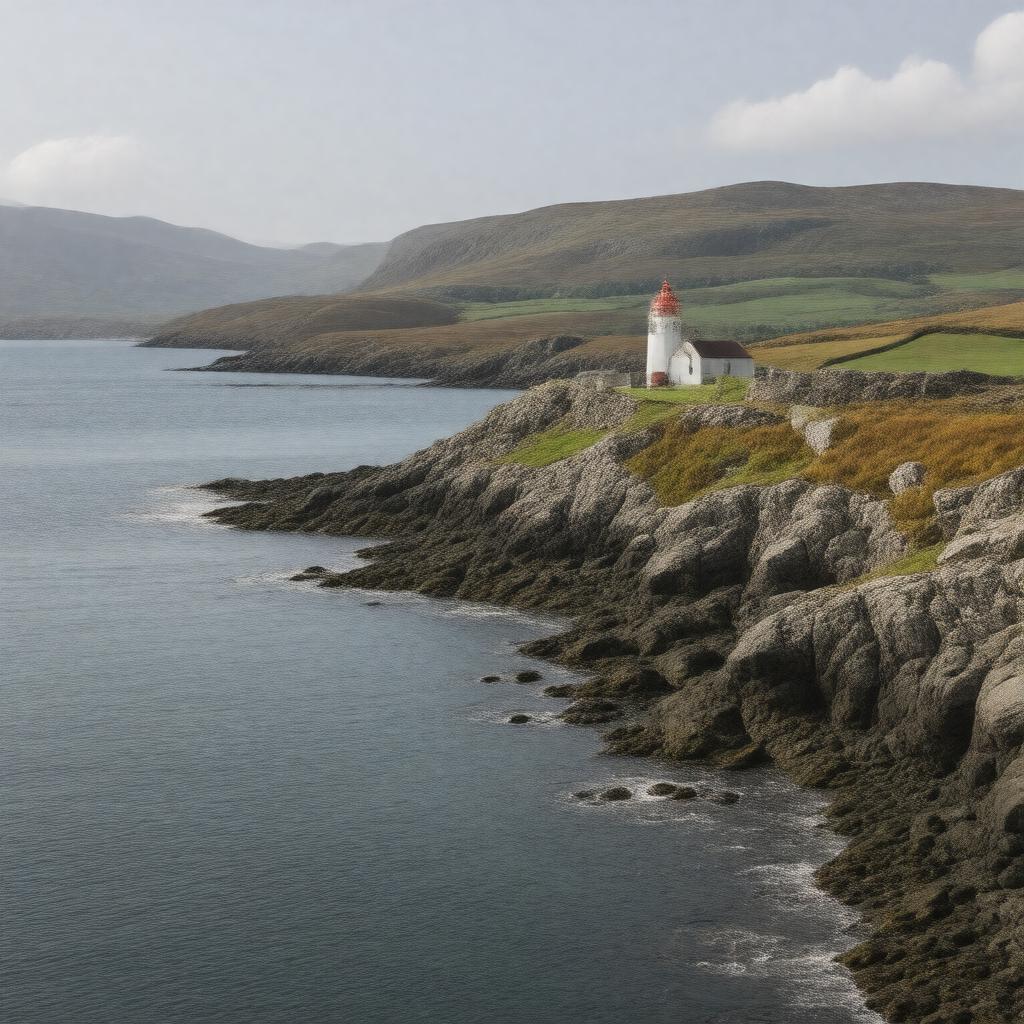 AI-created image of Bardsey Island