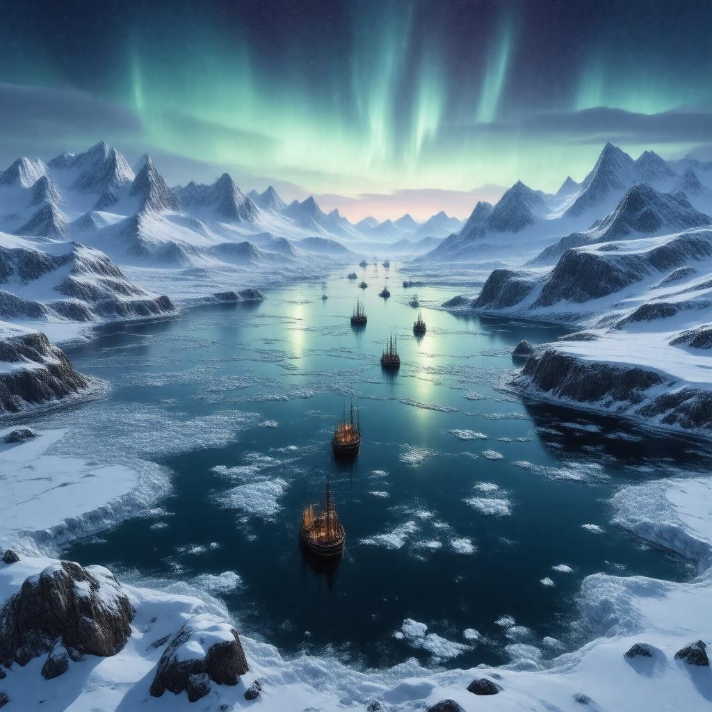 AI-created image of Barents Sea