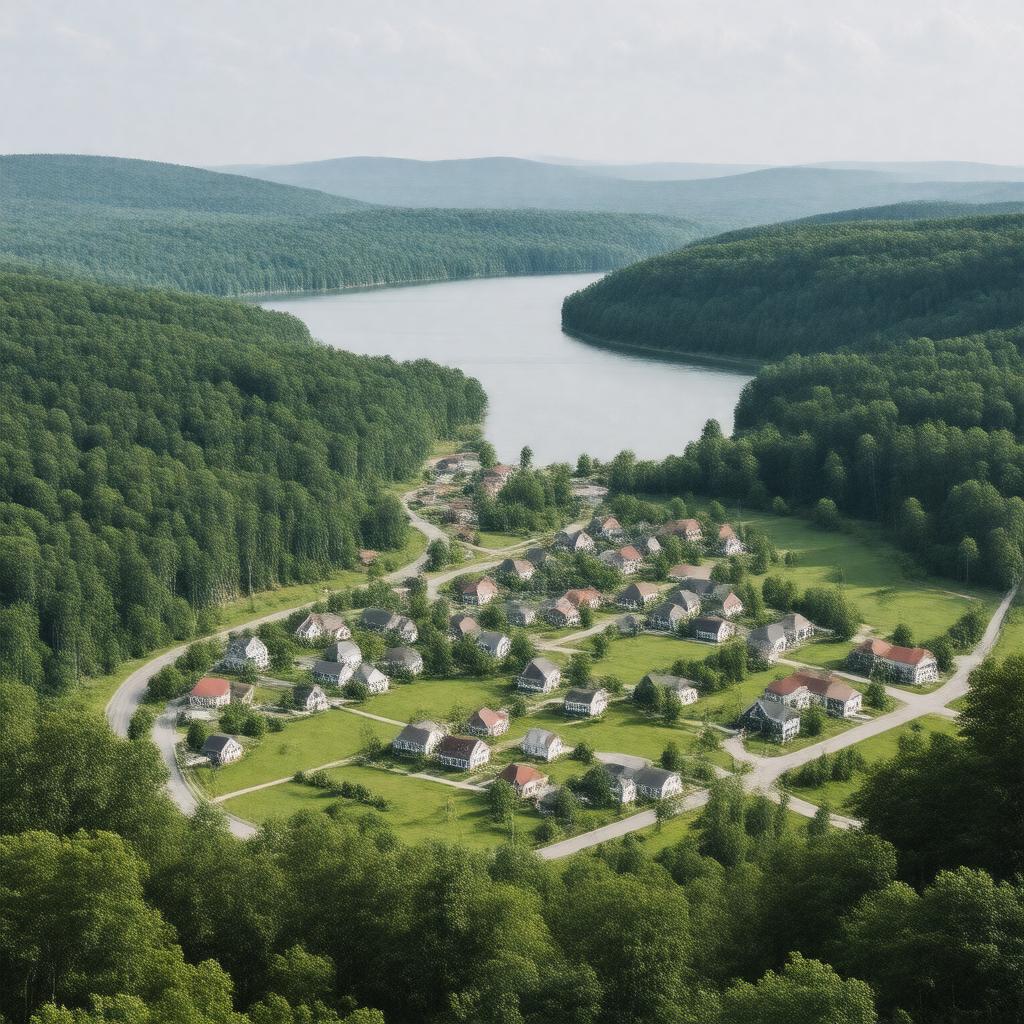 AI-created image of Barkhamsted