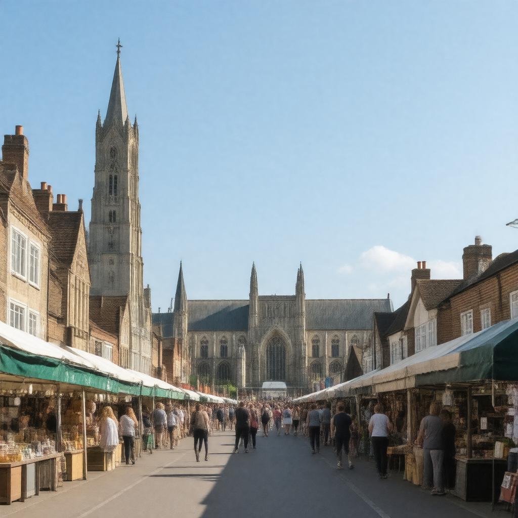 AI-created image of Barking, Essex, England