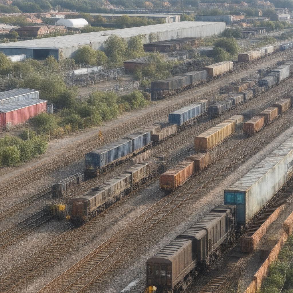 AI-created image of Barking Sidings