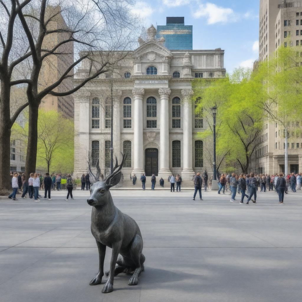 AI-created image of Barnard College