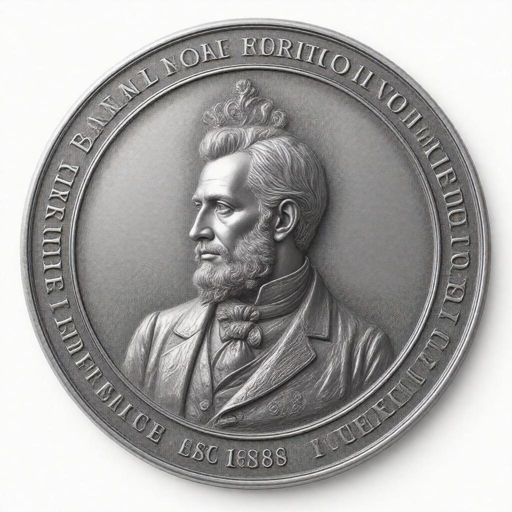 Click to view larger image AI-created image of Barnard Medal for Meritorious Service to Science