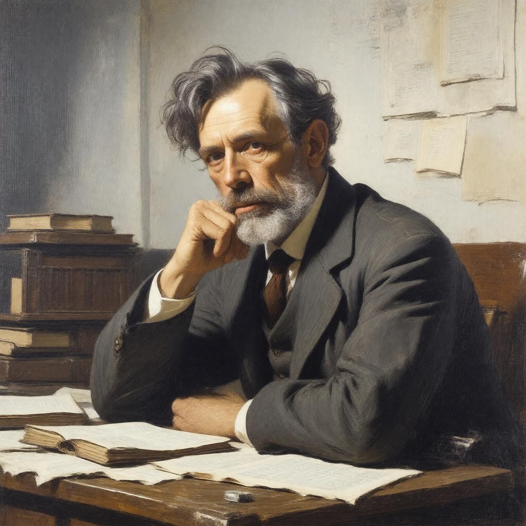 AI-created image of Barney Norris