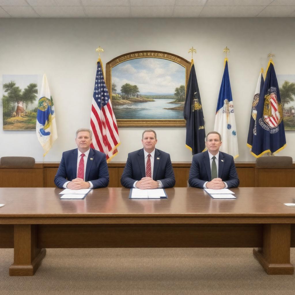 Click to view larger image AI-created image of Barnstable County Commissioners