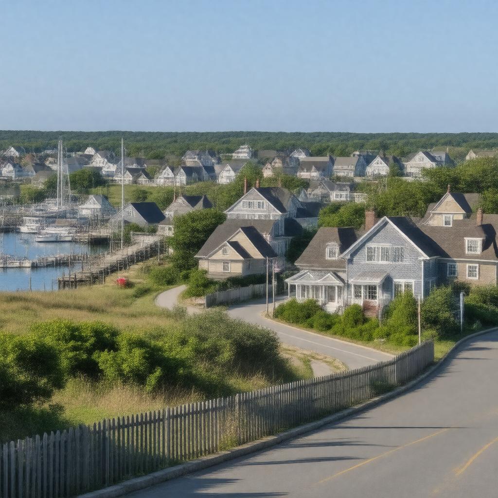 AI-created image of Barnstable, Massachusetts