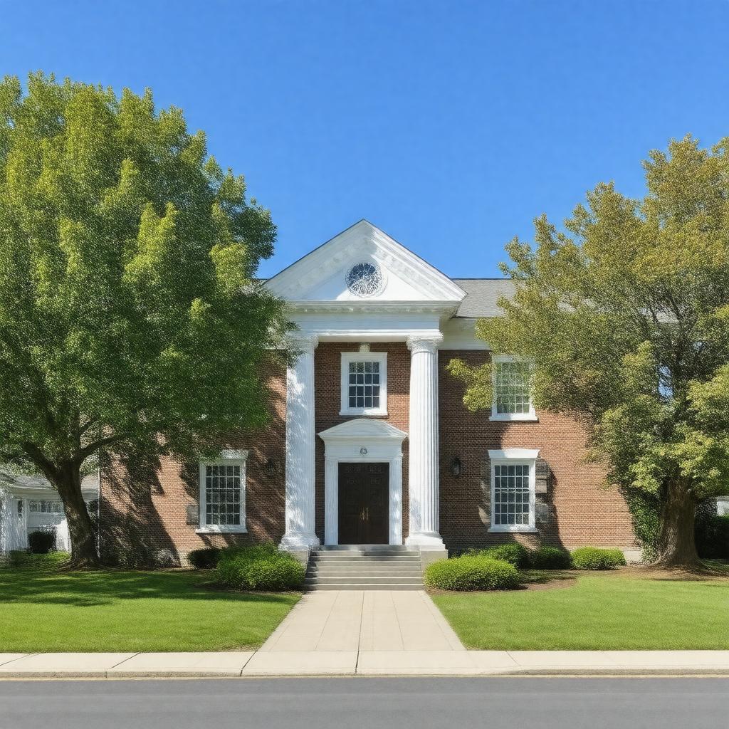 AI-created image of Barnstable Superior Court