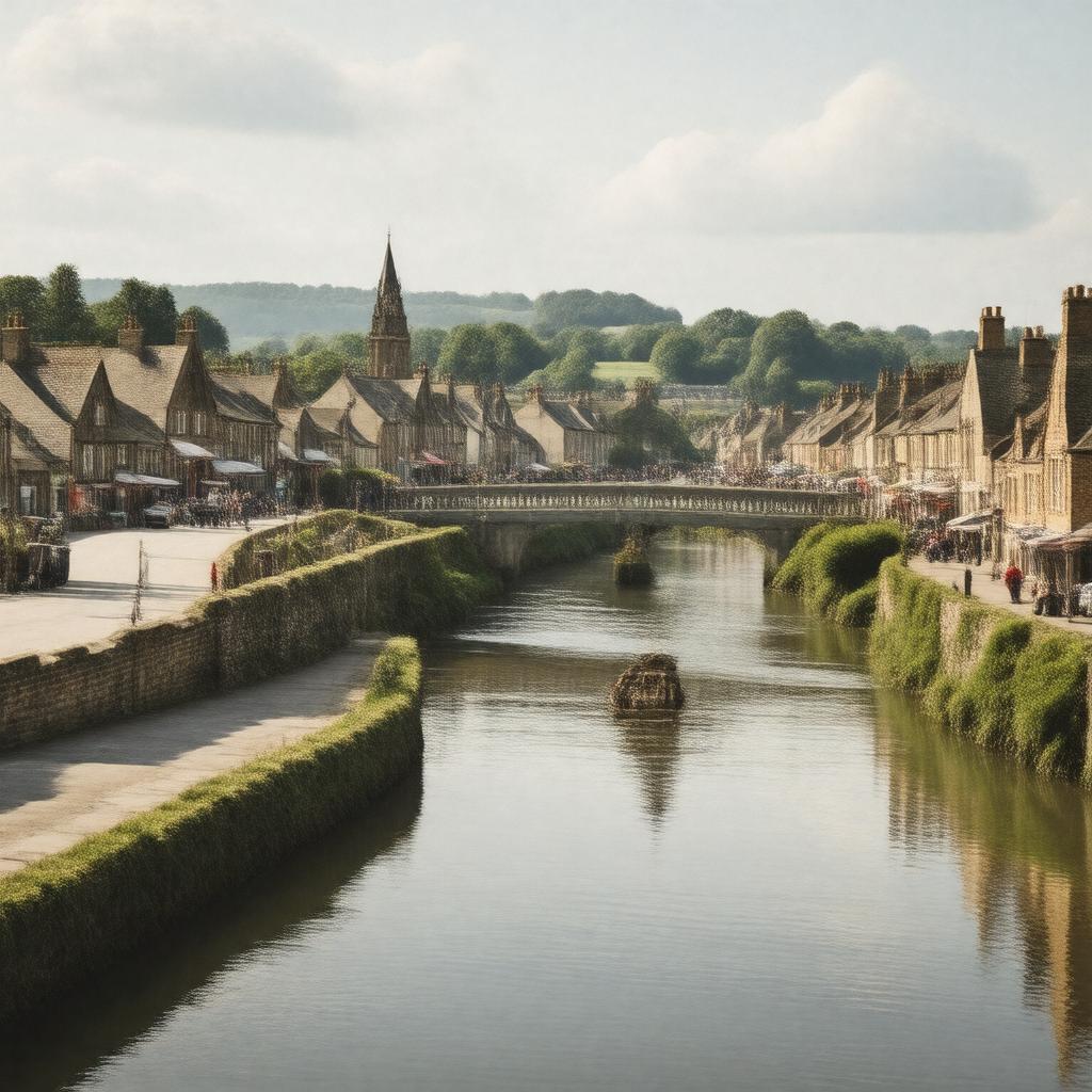 AI-created image of Barnstaple, England