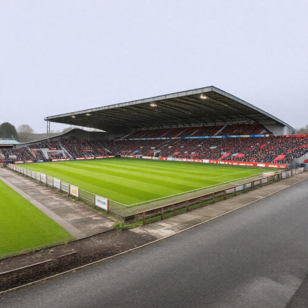 AI-created image of Barnstaple Town Football Club