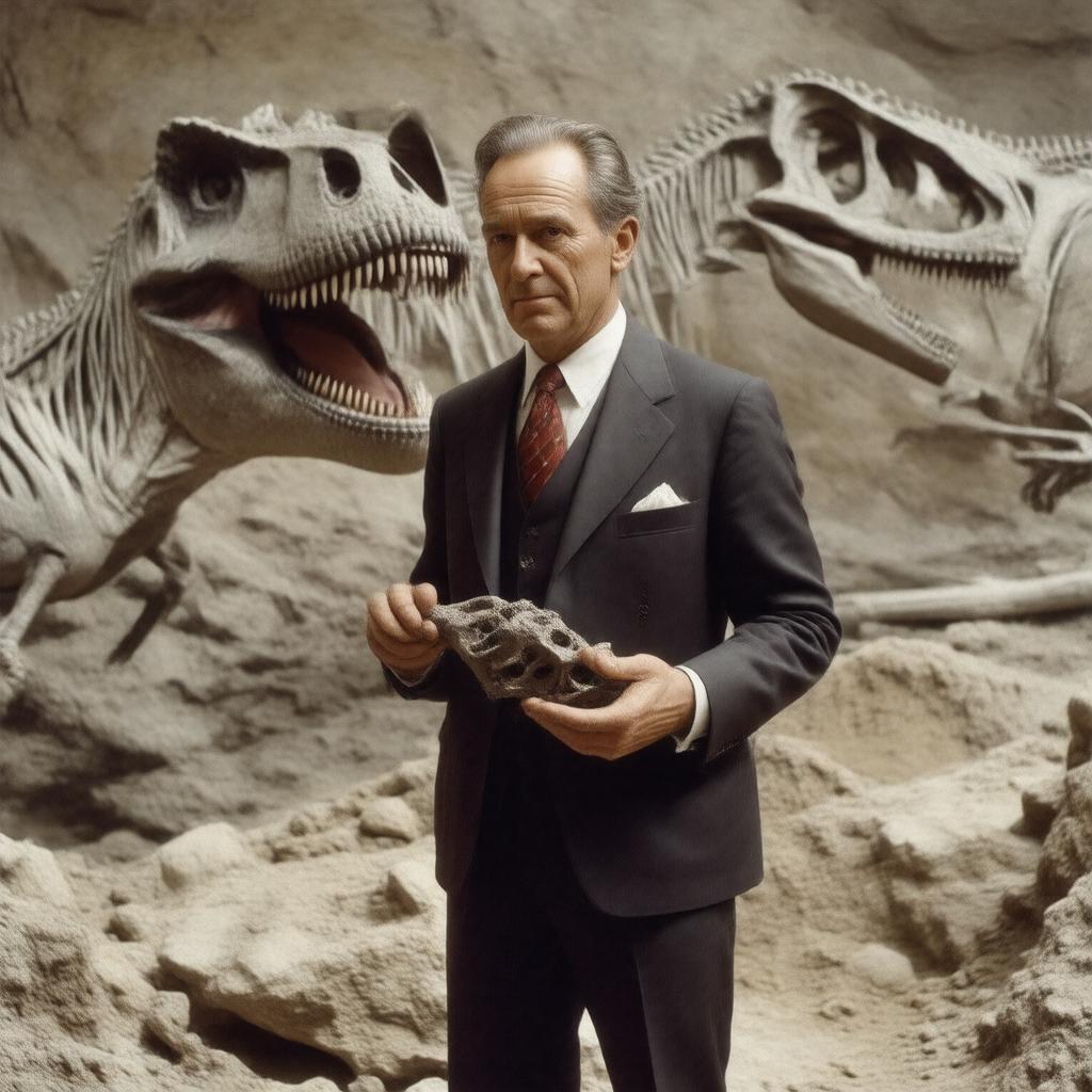 Click to view larger image AI-created image of Barnum Brown