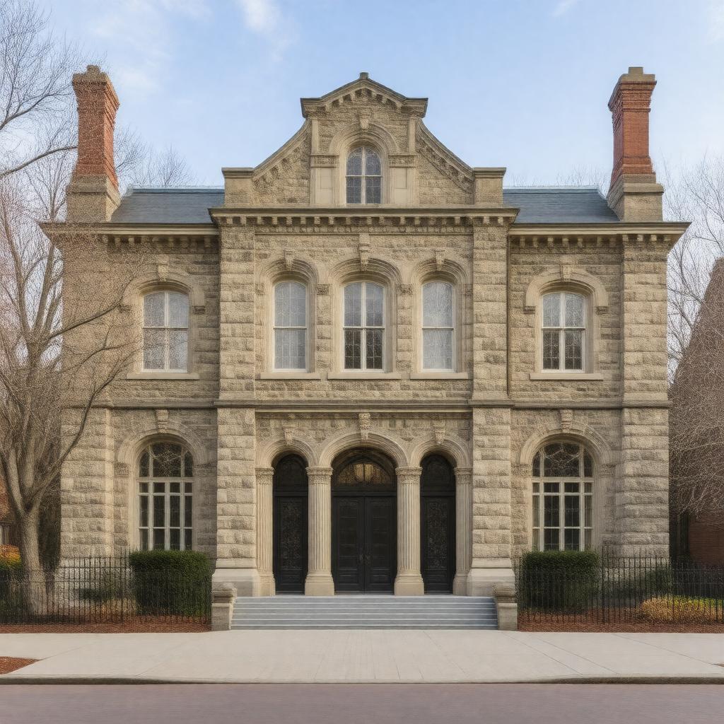 AI-created image of Barnum Hall