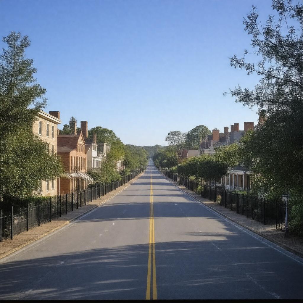 AI-created image of Barnwell, South Carolina, USA