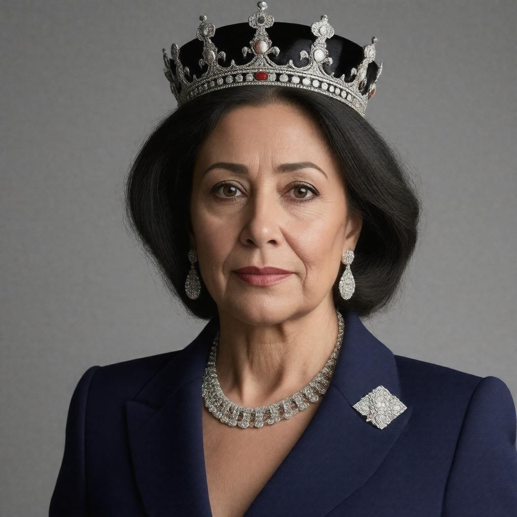 Click to view larger image AI-created image of Baroness Shafik, of Camden in the London Borough of Camden