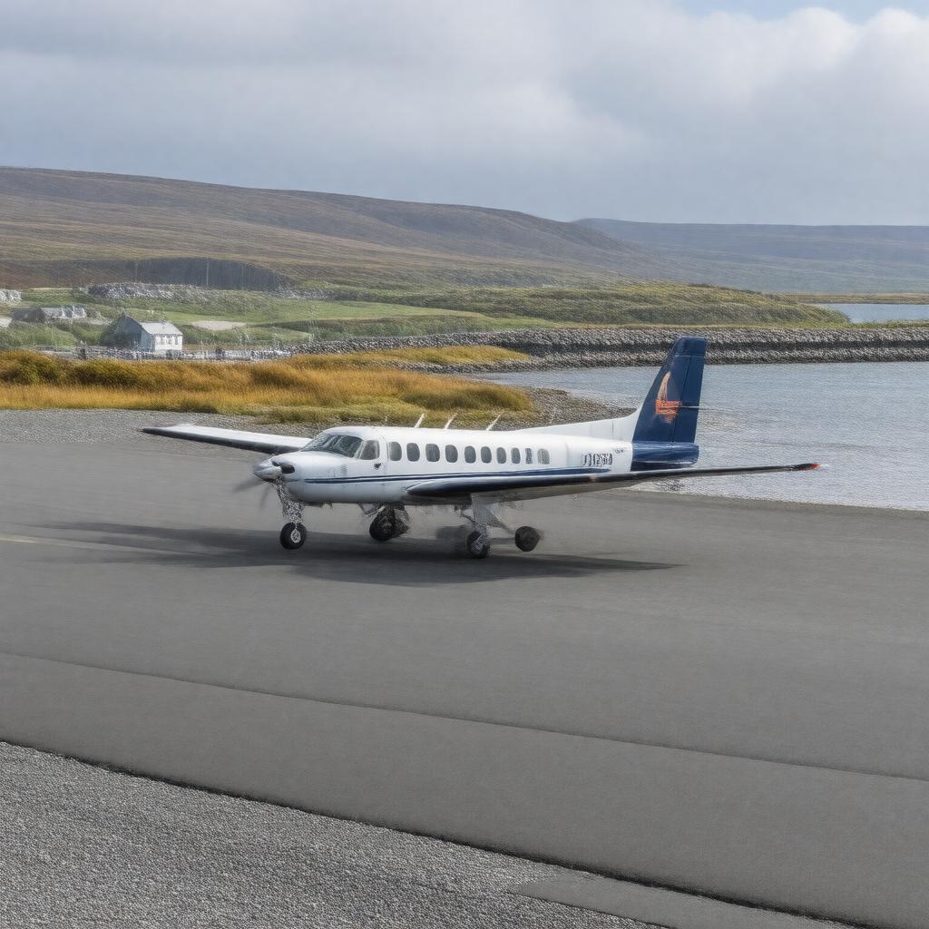 AI-created image of Barra Airport
