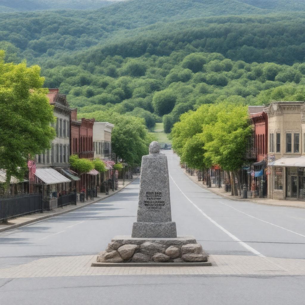 AI-created image of Barre, Vermont, United States