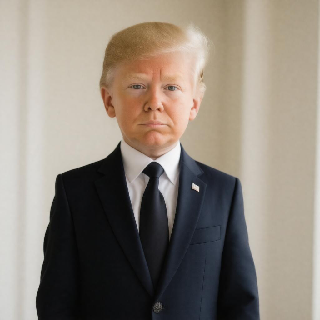 Click to view larger image AI-created image of Barron Trump
