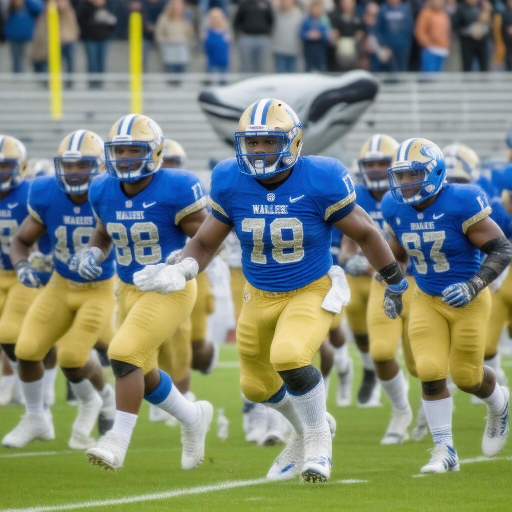 AI-created image of Barrow High School Whalers