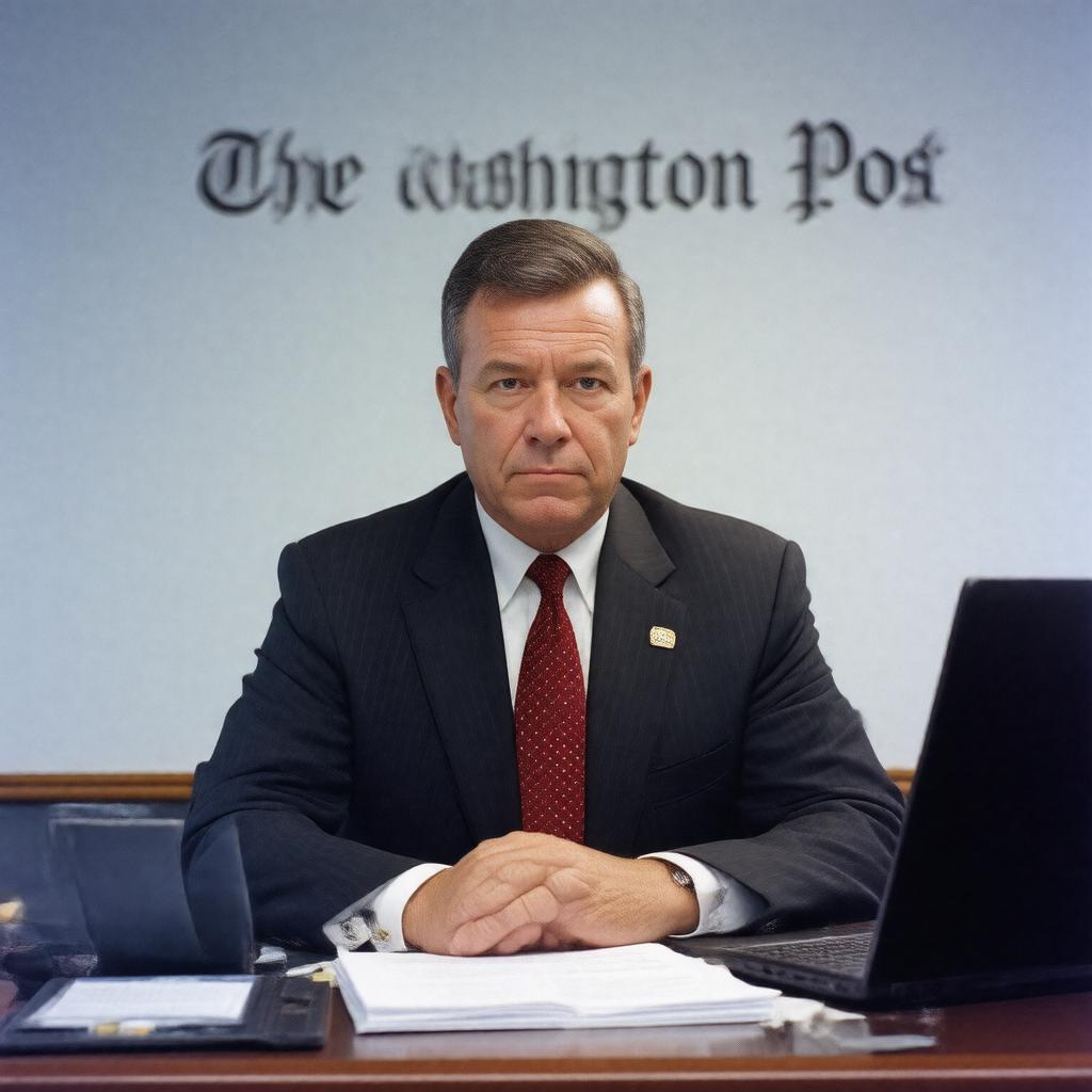 AI-created image of Barry Svrluga