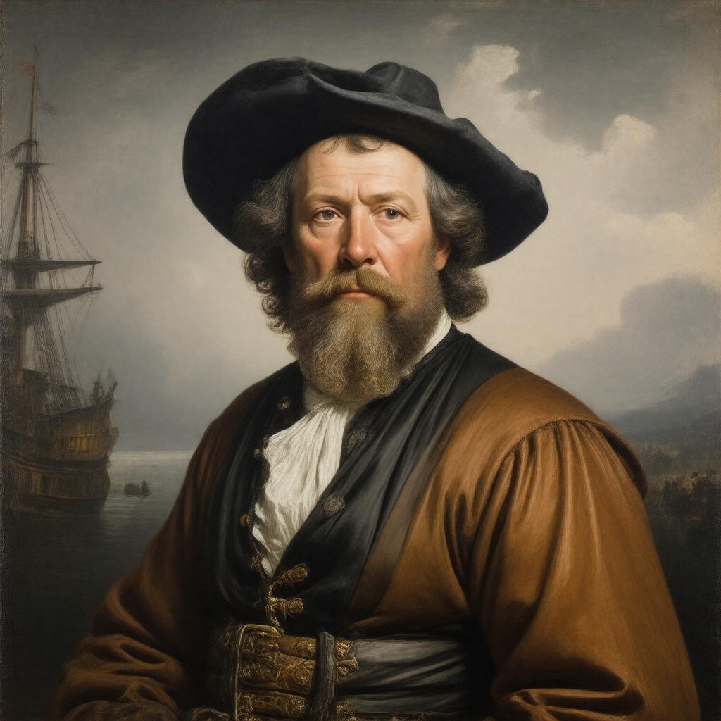 AI-created image of Bartholomew Allerton