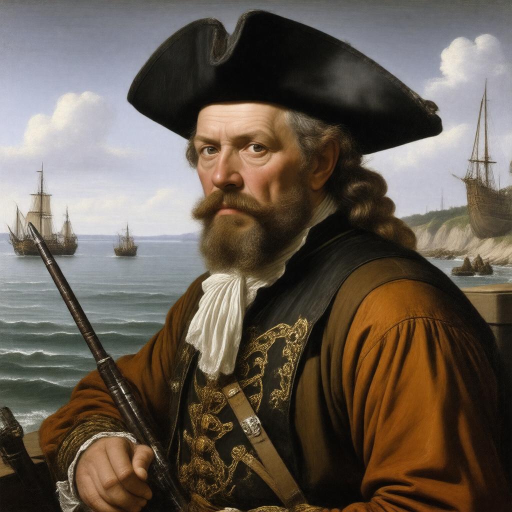 AI-created image of Bartholomew Gosnold (1602)