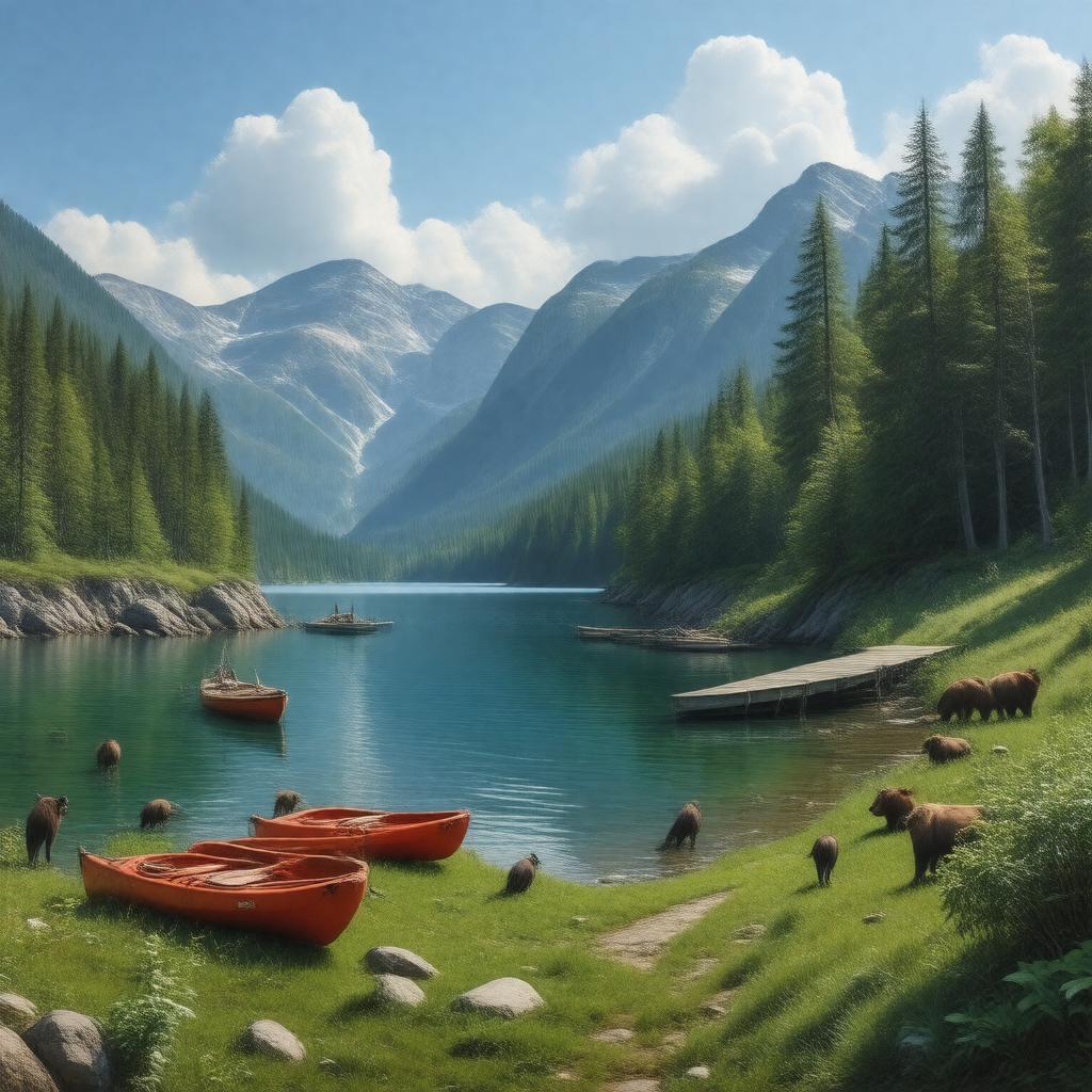 AI-created image of Bartlett Cove