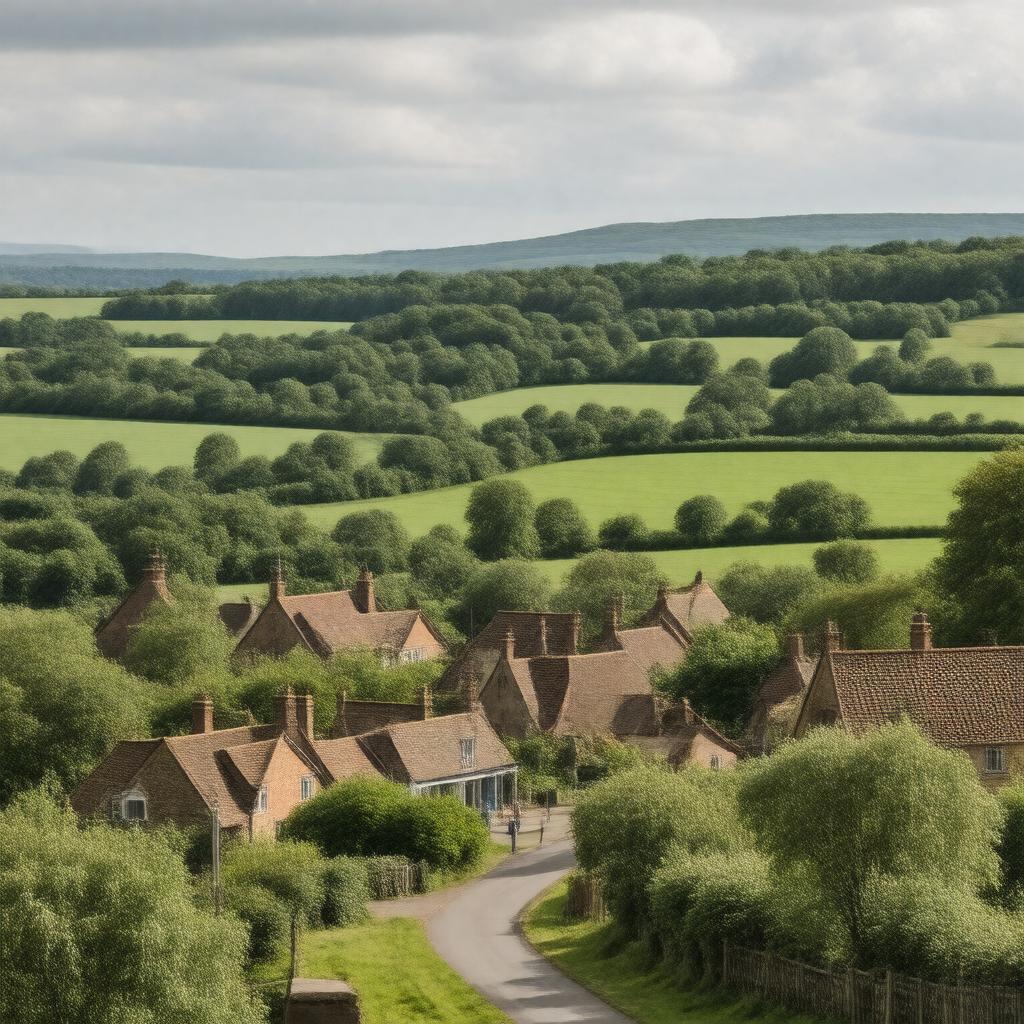 AI-created image of Barton-le-Clay