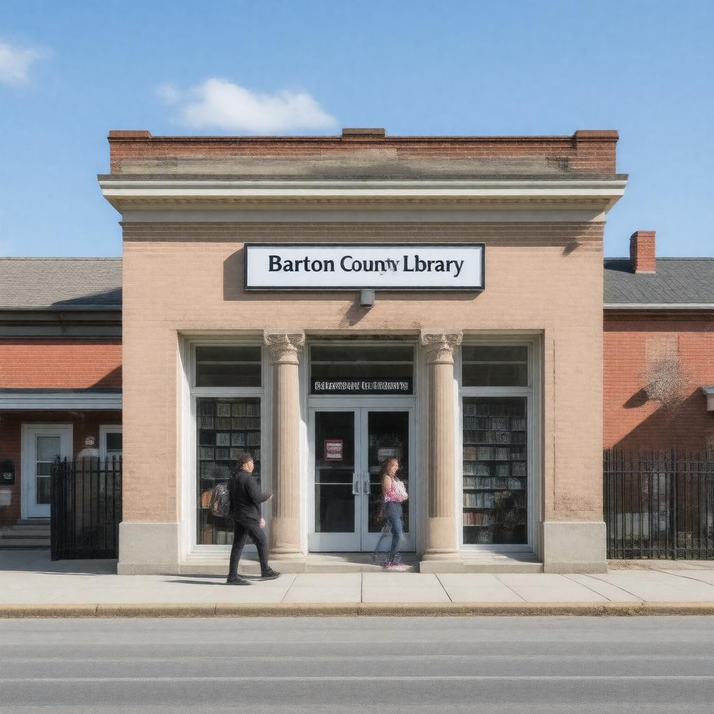 Click to view larger image AI-created image of Barton County Library