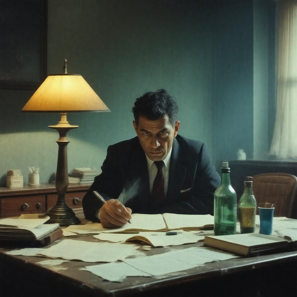 AI-created image of Barton Fink