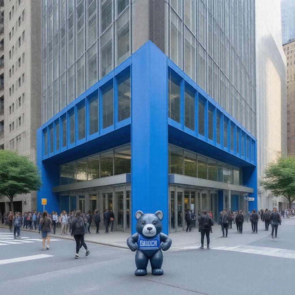AI-created image of Baruch College