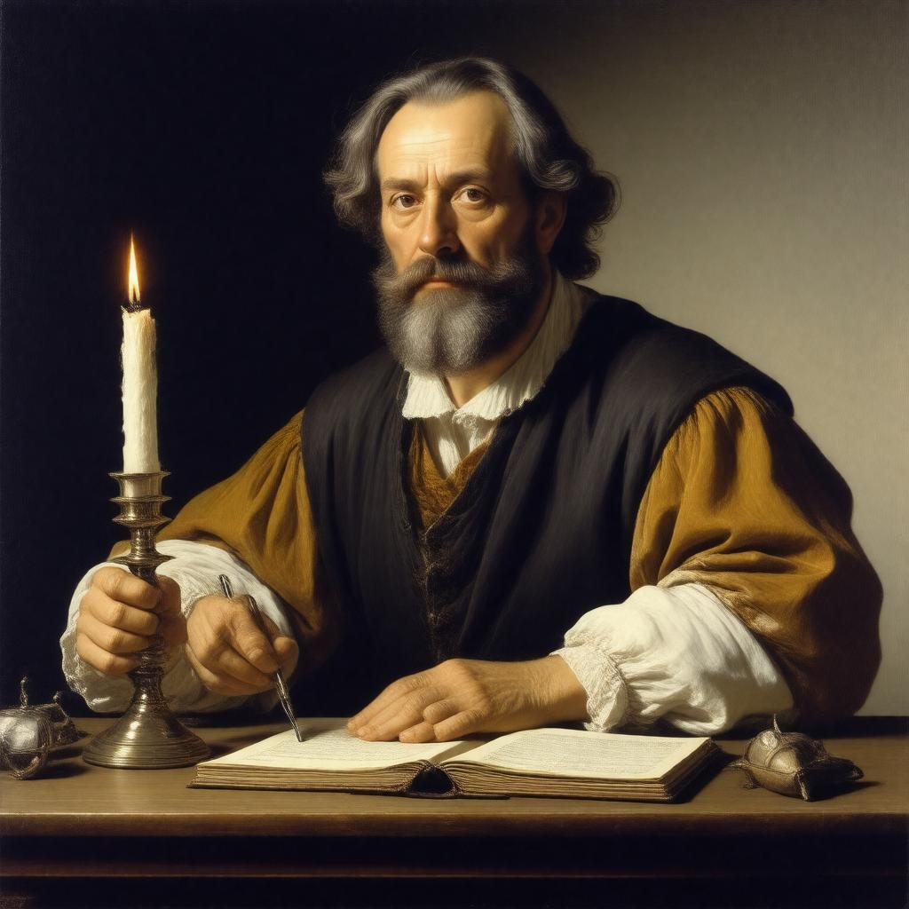 AI-created image of Baruch d'Espinosa