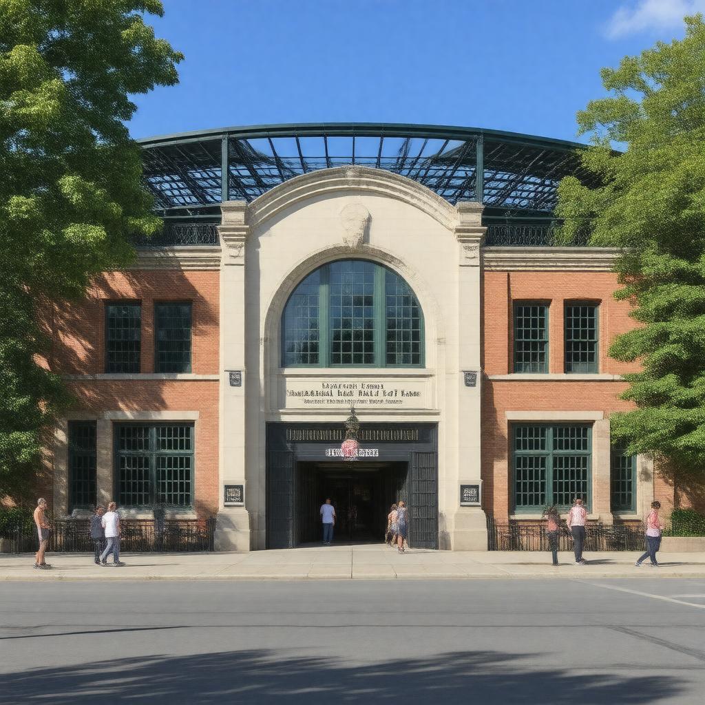 AI-created image of Baseball Hall of Fame