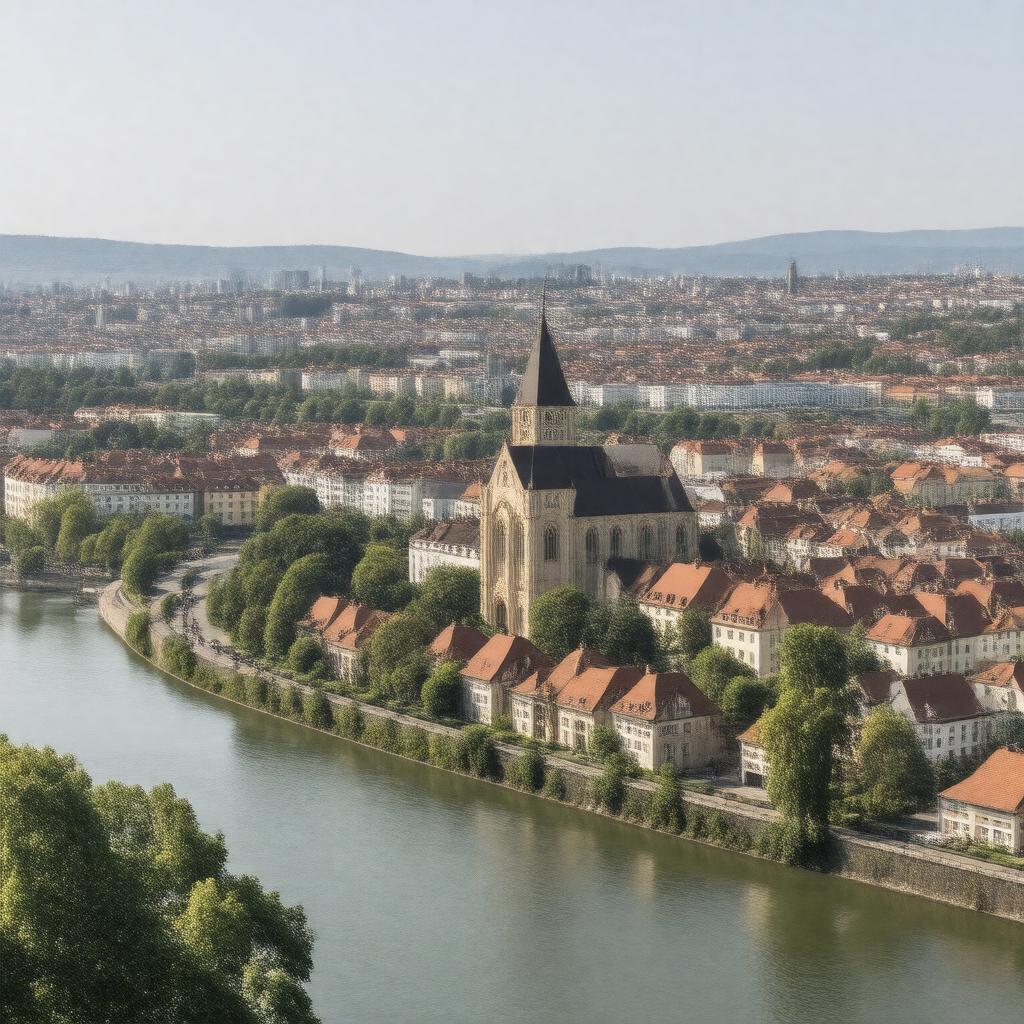 AI-created image of Basel, Switzerland