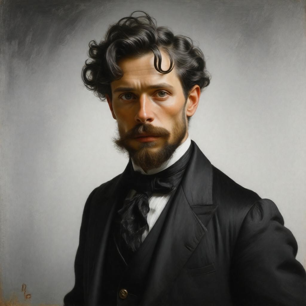 AI-created image of Basil Hallward