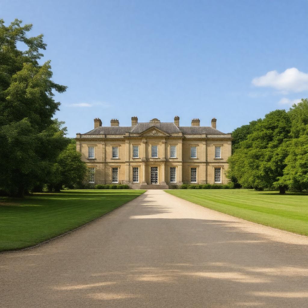 AI-created image of Basildon Park