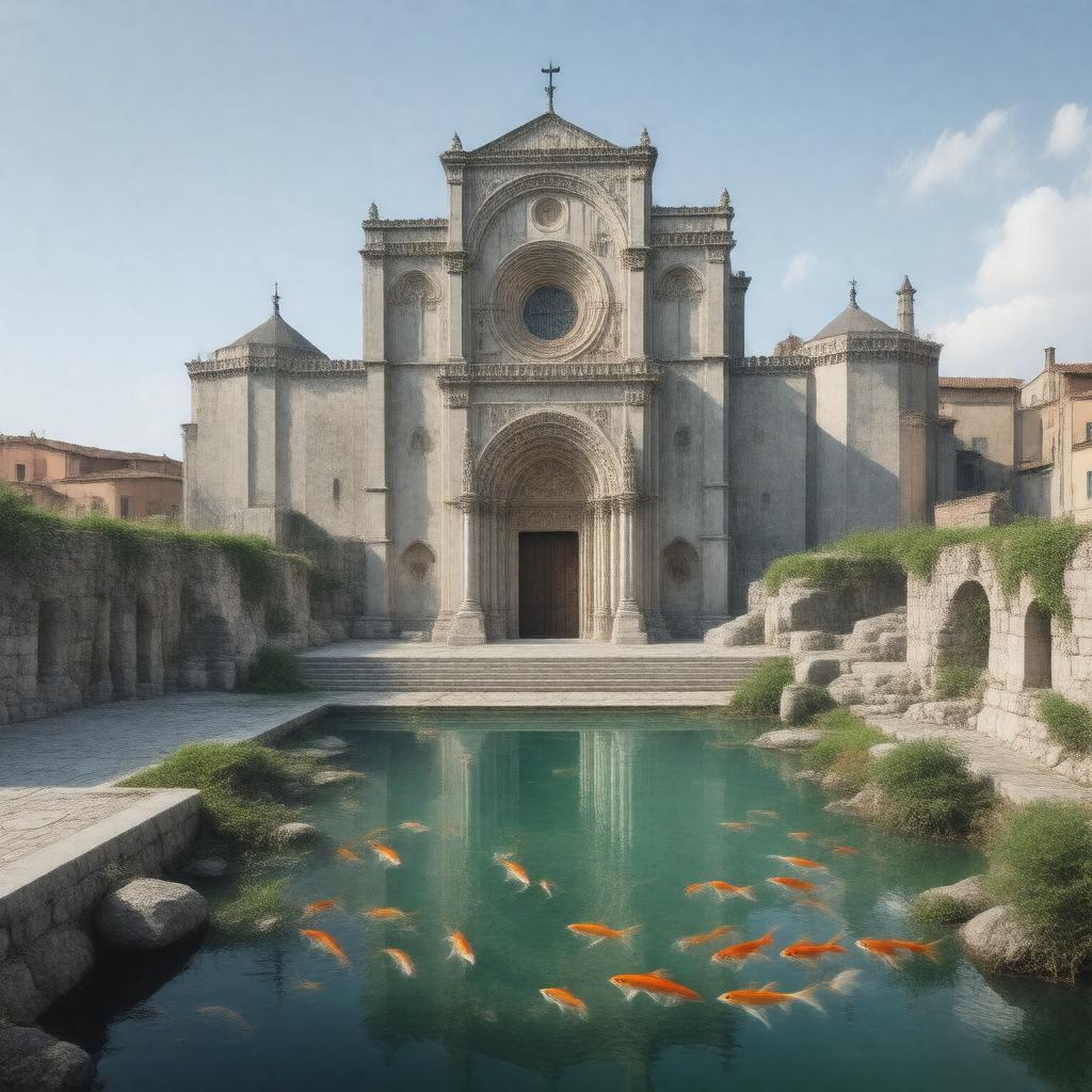 Click to view larger image AI-created image of Basilica di San Francesco, Ravenna