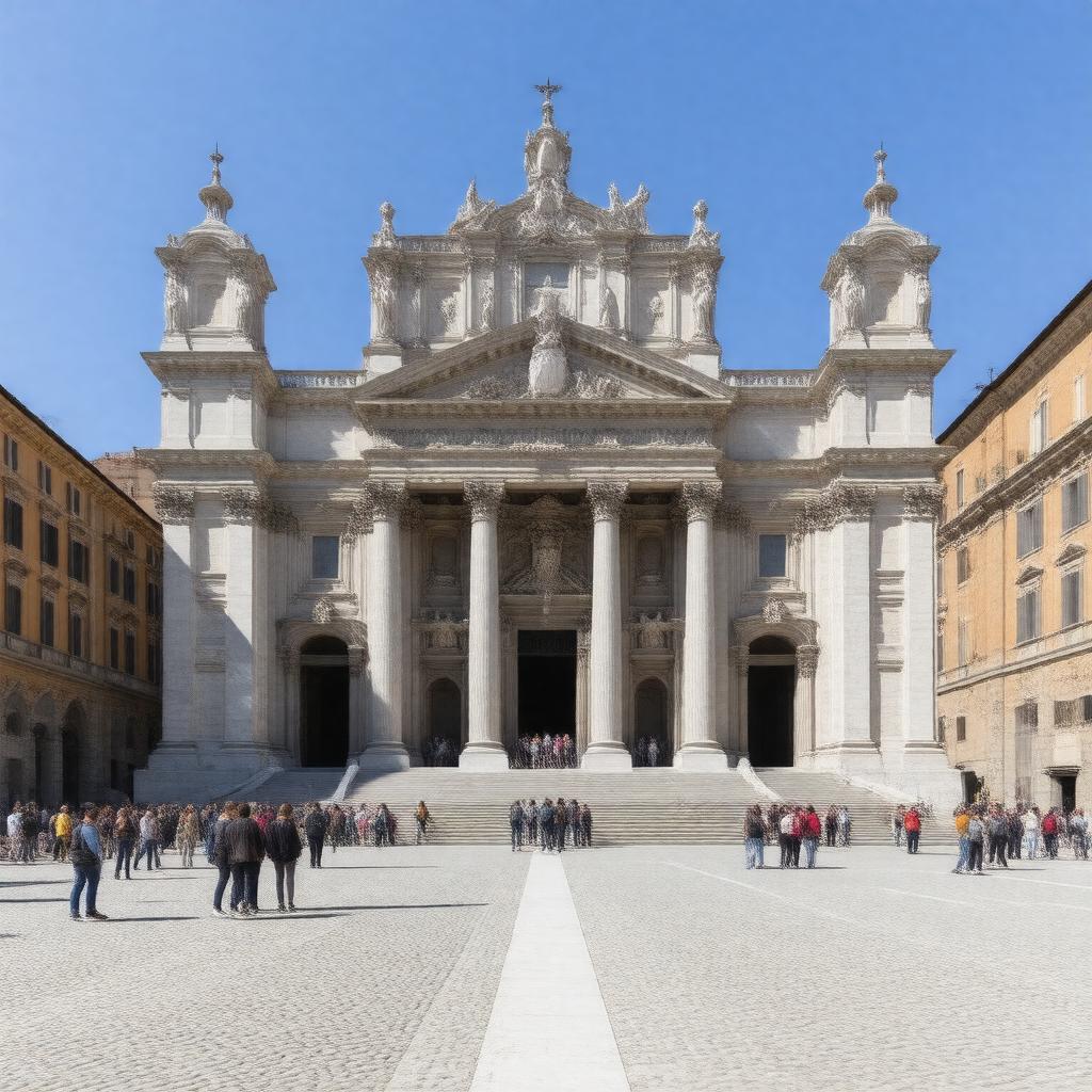 AI-created image of Basilica di San Giovanni in Laterano