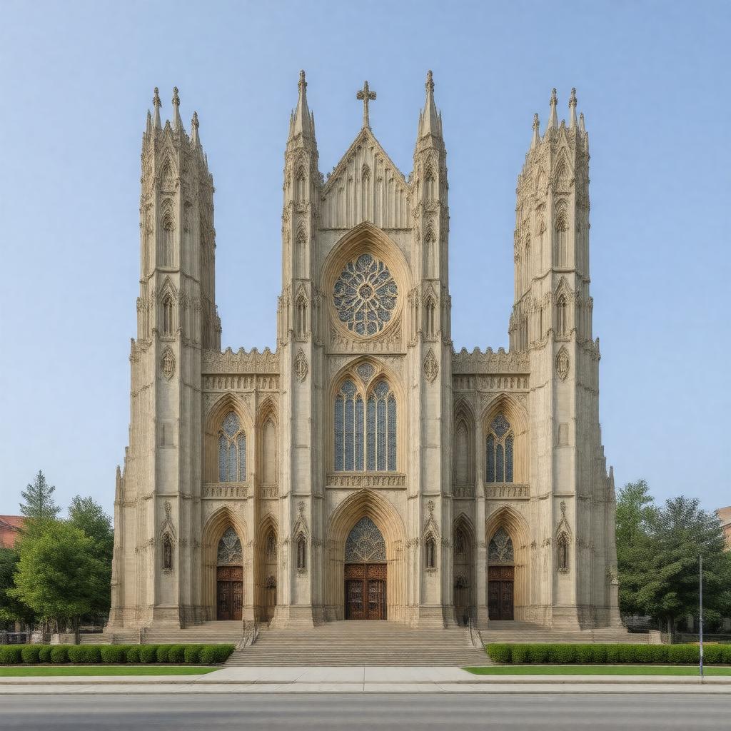 AI-created image of Basilica of the Sacred Heart