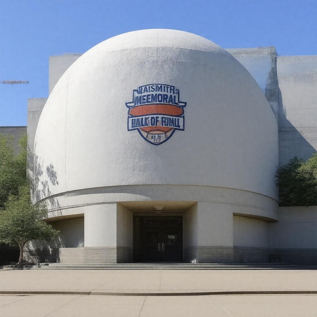 AI-created image of Basketball Hall of Fame