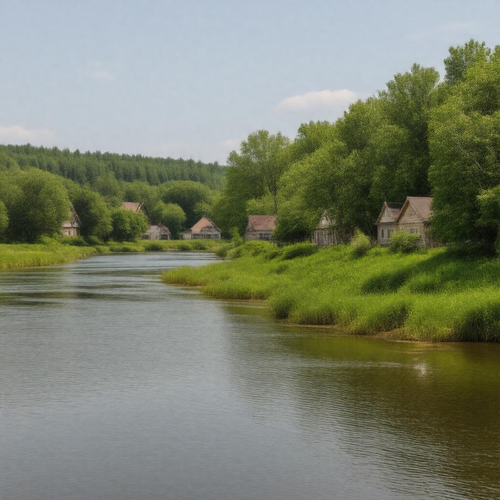 AI-created image of Bass River, New Brunswick